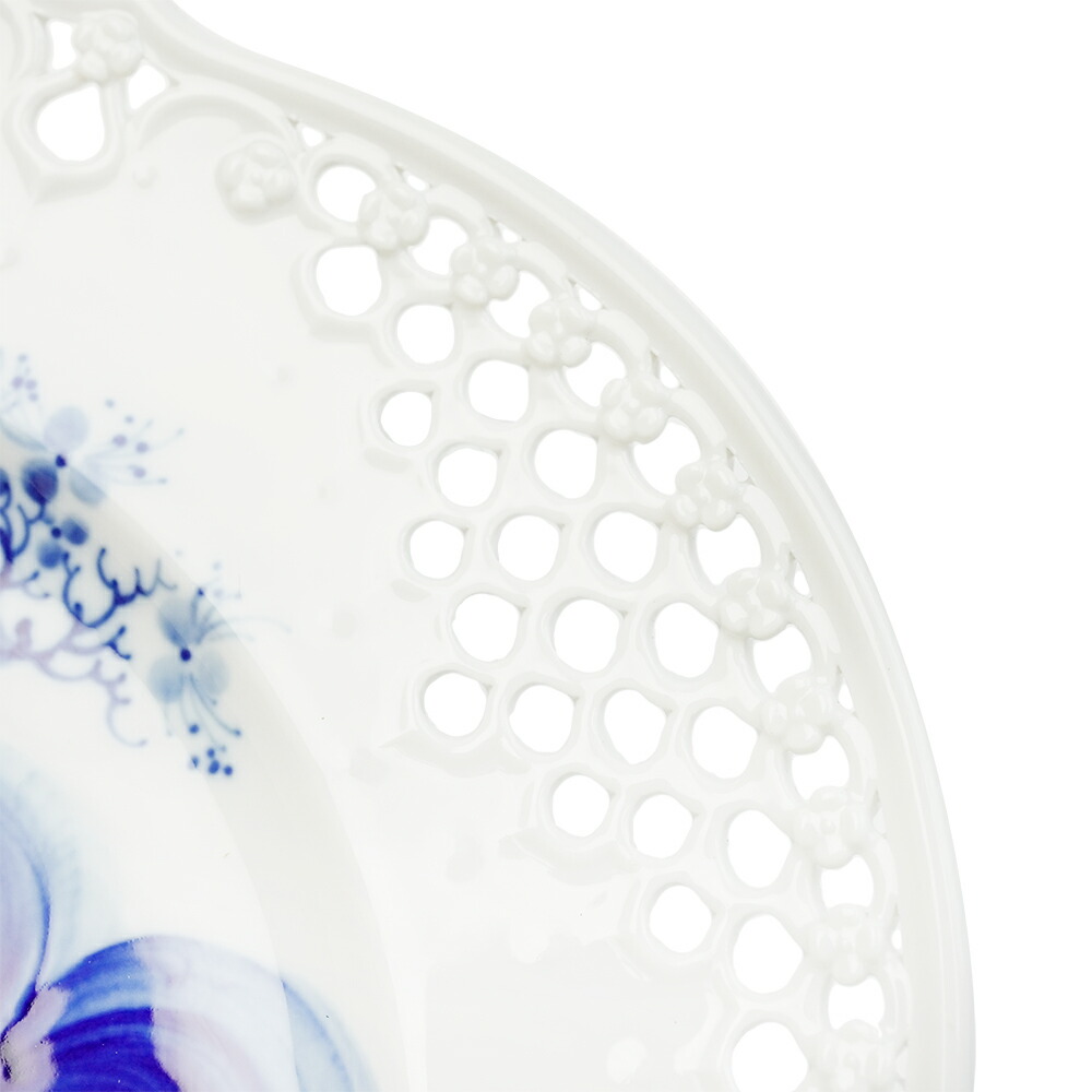 楽天市場】マイセン (Meissen) ブルーオーキッド レースプレート 24cm