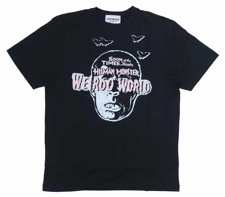 楽天市場】WEIRDO ウィアード 半袖 クルーネック Tシャツ「HORROR