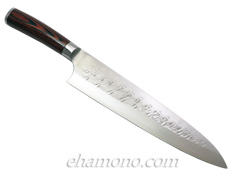 楽天市場】佐治武士作『SRS13 粉末ハイス鋼 牛刀240』赤合板ハンドル