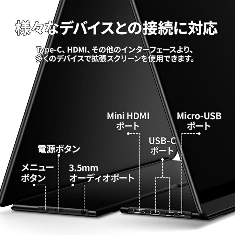 楽天市場】EHOMEWEI モバイルモニター 16インチ 4K 3840x2400 QLED量子
