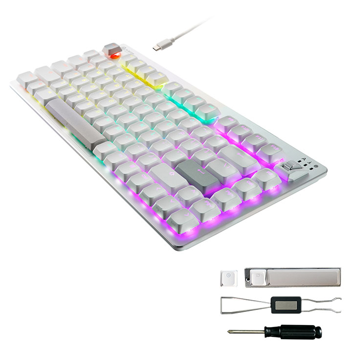 楽天市場】エレコム V custom ゲーミング キーボード 75％サイズ