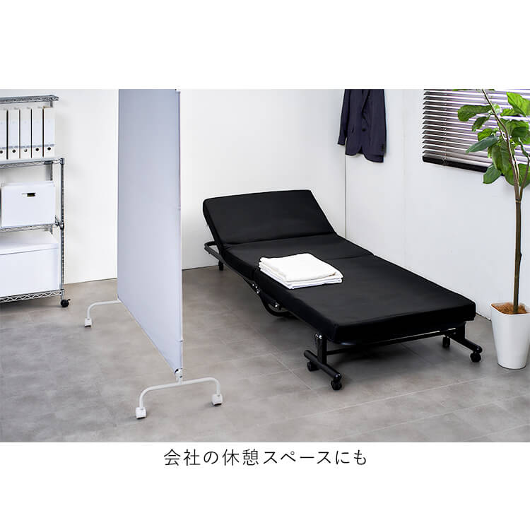 楽天市場】折りたたみベッド OTBSS-TR ブラック 送料無料 ベッド