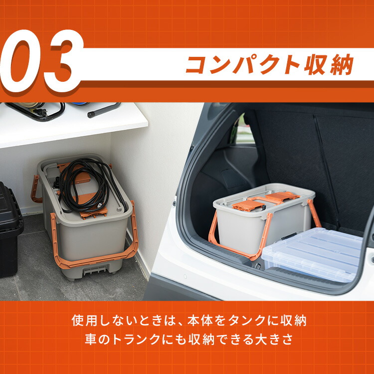 楽天市場】【20%OFF!!】高圧洗浄機 コンパクト 家庭用 タンク式 洗車