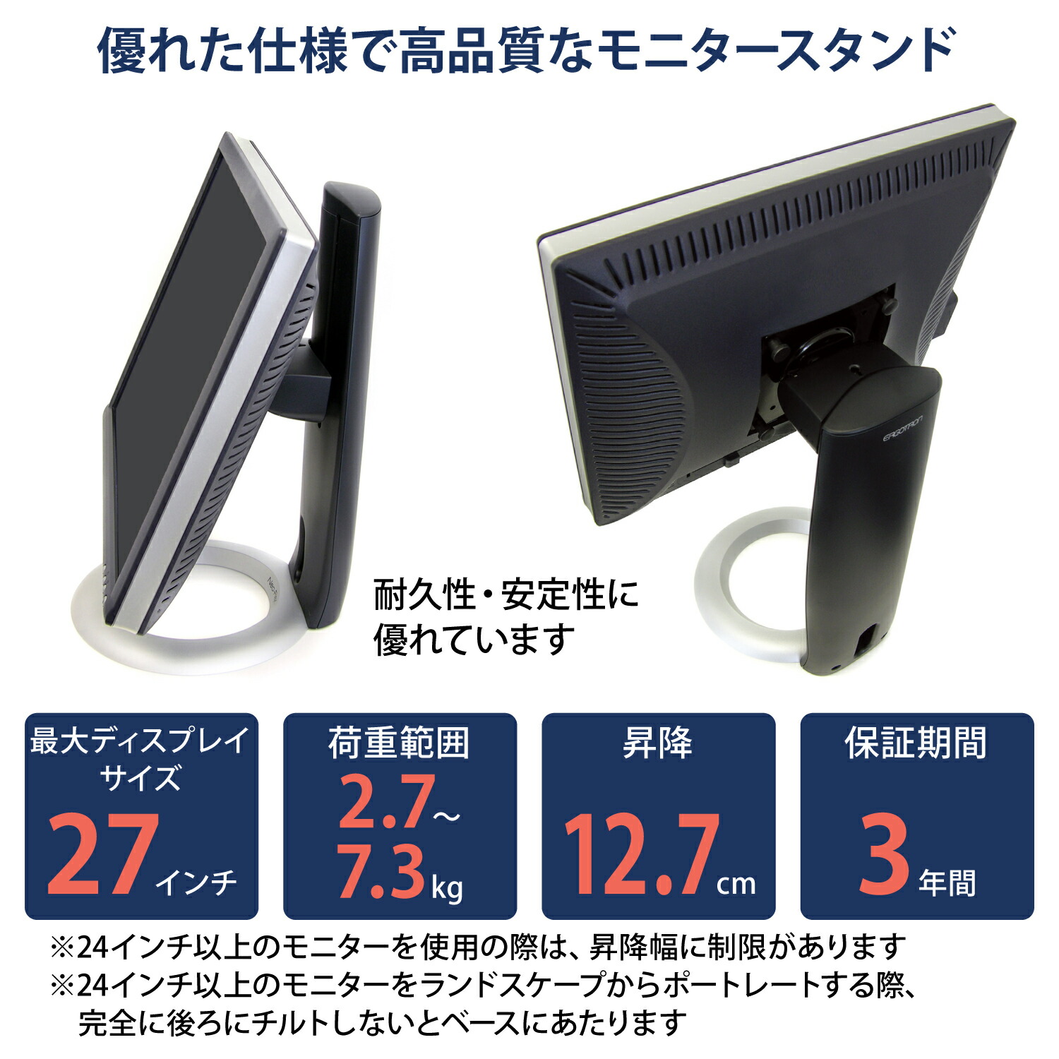 楽天市場】【モニタースタンド】エルゴトロン Neo-Flex モニター