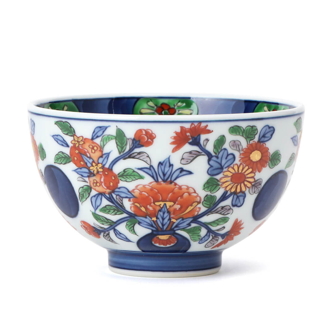 楽天市場】【ふるさと納税】源右衛門窯 古伊万里風花籠手 飯碗 器 食器