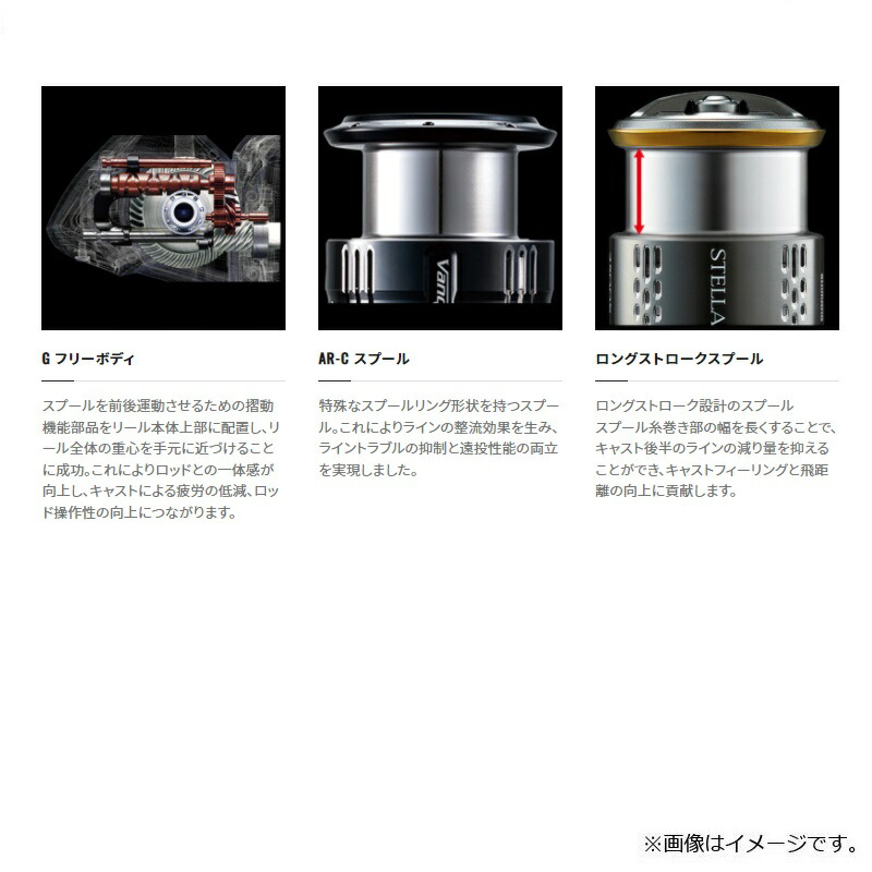 楽天市場】シマノ 22 ステラ C2500SXG / スピニング リール 【釣具