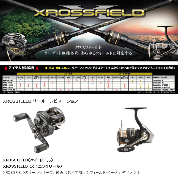 楽天市場】≪'17年6月新商品！≫ アブガルシア クロスフィールド XRFS