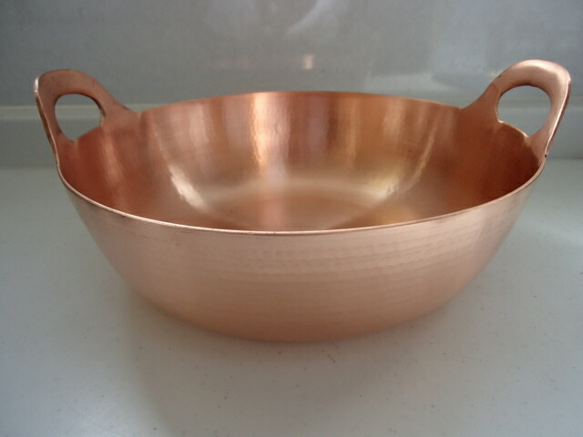 楽天市場】純銅【天ぷら鍋 打ち出し】UE-T30 内寸300mm×深さ88mm