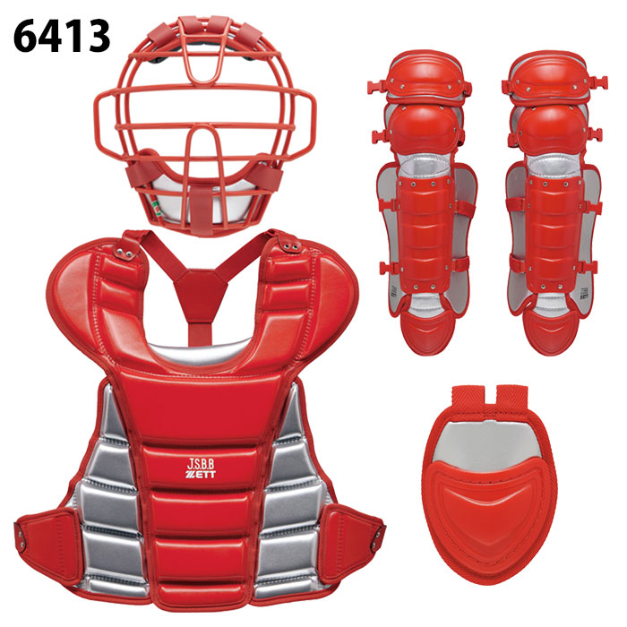 a*o様 ゼット少年軟式キャッチャー用フルセット 黒/赤 a*o様 ゼット