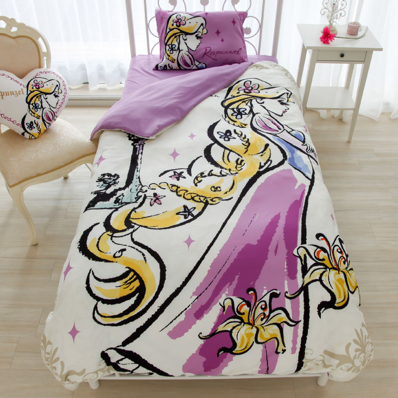 楽天市場】ラプンツェル 布団カバー シングル シーツ 枕カバー 3点