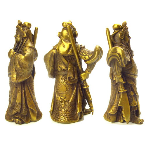 楽天市場】【送料無料】財神様≪銅製≫風水の関羽様像 置物【A】金運