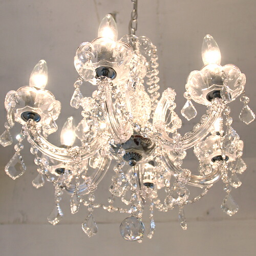 楽天市場】シャンデリア 6灯「サンクチュアリ」( Sanctuary)クリスタル