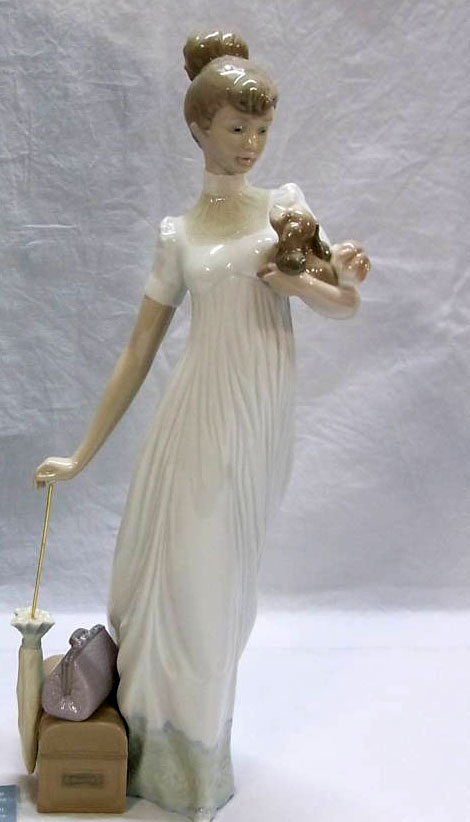 楽天市場】リヤドロ人形【リヤドロ】 僕がお供だよ 6753 陶器人形 置物