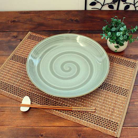 楽天市場】うず 貫入入り27.2cm大皿(和食器 大皿 お皿 盛皿 ワン