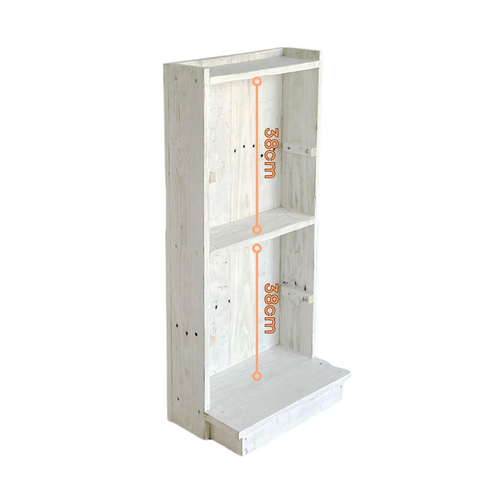 楽天市場】＼ クーポンで10%OFF ／ シェルフ M ホワイト オープン