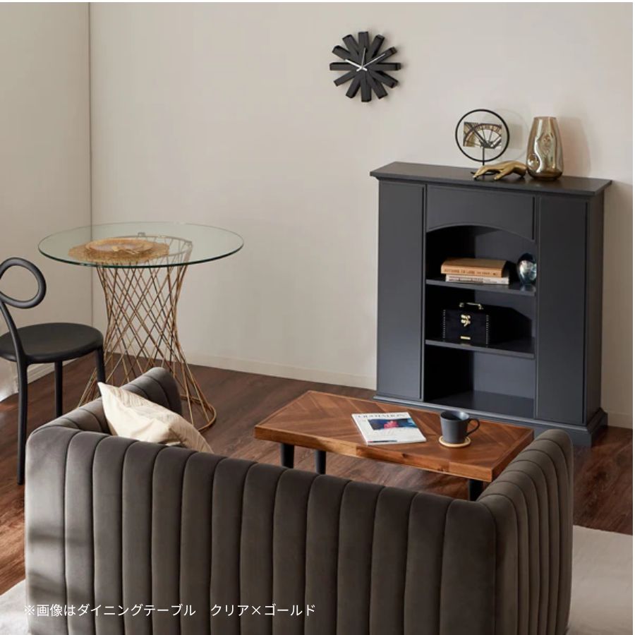 楽天市場】Francfranc フランフラン マーリア ガラステーブル 丸 ロー