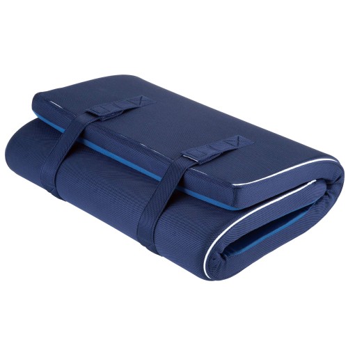 ま*ん様 西川 ボナノッテ 折りたたみシングルマットレス ネイビー ま