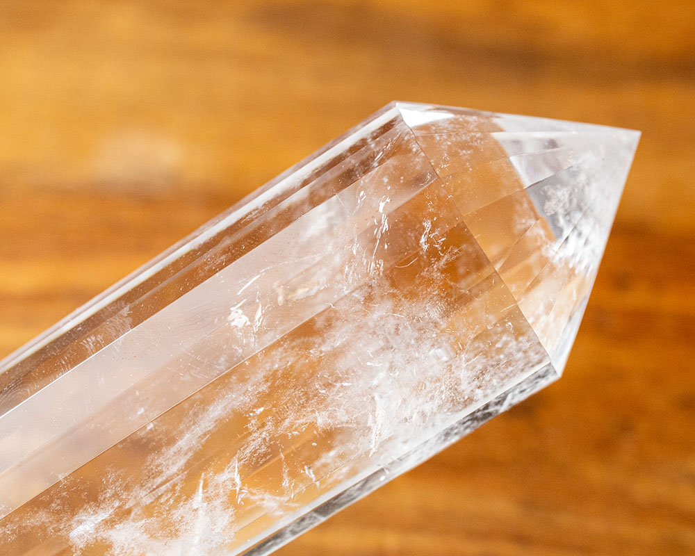 楽天市場】一点物 水晶 最大級 ヴォーゲルワンド 約154mm 約231g