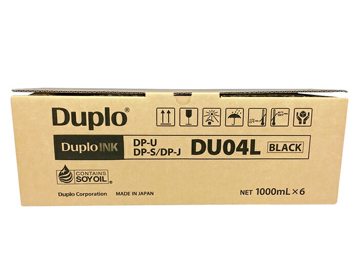 楽天市場】デュプロ 印刷機用純正インク DU04L 1000ml 6個入り ・対応