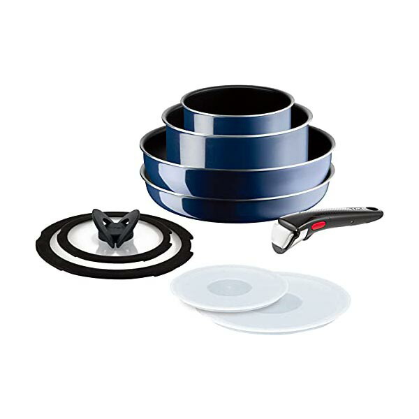 ティファール 取っ手のとれる 鍋 フライパンセット 9点セット」の人気