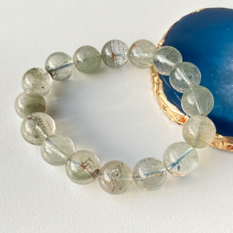 楽天市場】グリーン ファントム ガーデン クォーツ ブレスレット 緑