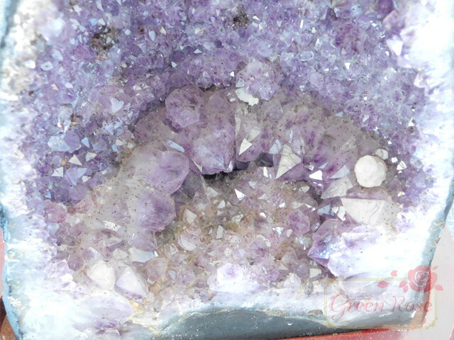 楽天市場】天然石 アメジスト ドーム クラスター パワーストーン 紫