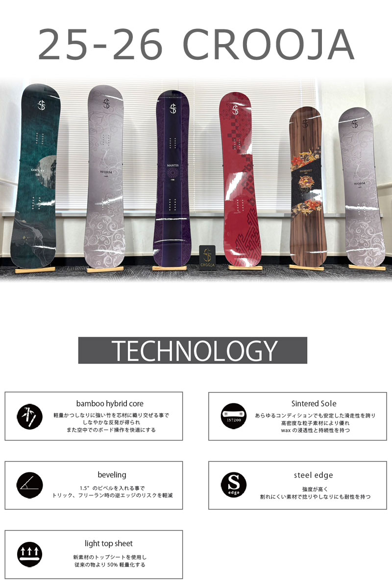 楽天市場】25-26 CROOJA/クロージャ WORM ワーム メンズ レディース