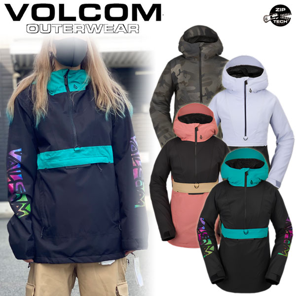 楽天市場】23-24 VOLCOM/ボルコム ASHFIELD pullover レディース 防水