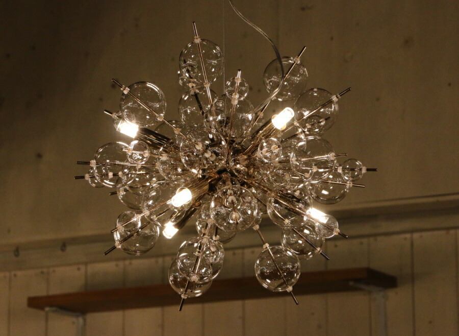 楽天市場】【 LED 付き 】6灯 バブルシャンデリア - Ball ボール6