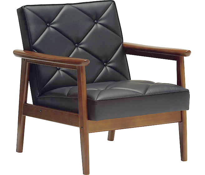 楽天市場】カリモク WS1120BW(旧WS1190BW) 肘掛椅子1Pソファブラック