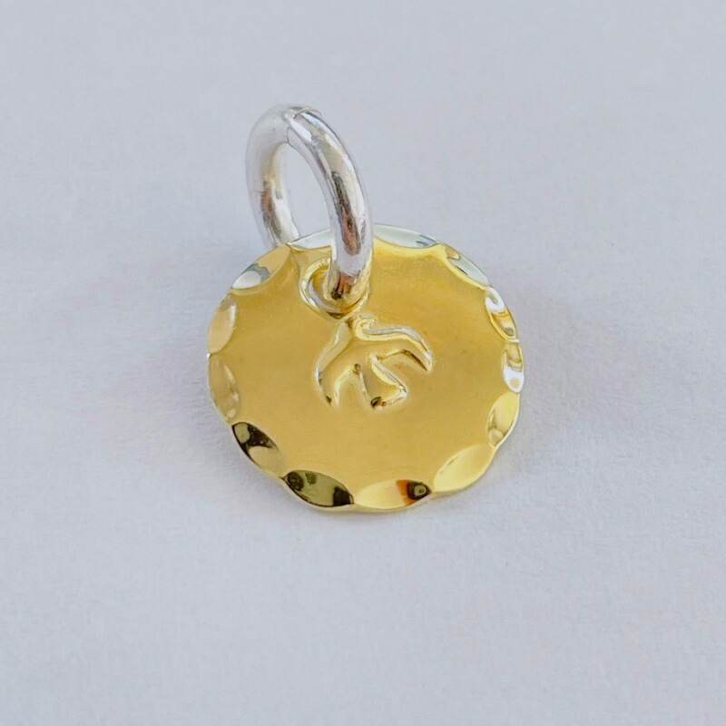 楽天市場】18金 ペンダントトップ 全金太陽メタル 18kメタル 小 18k