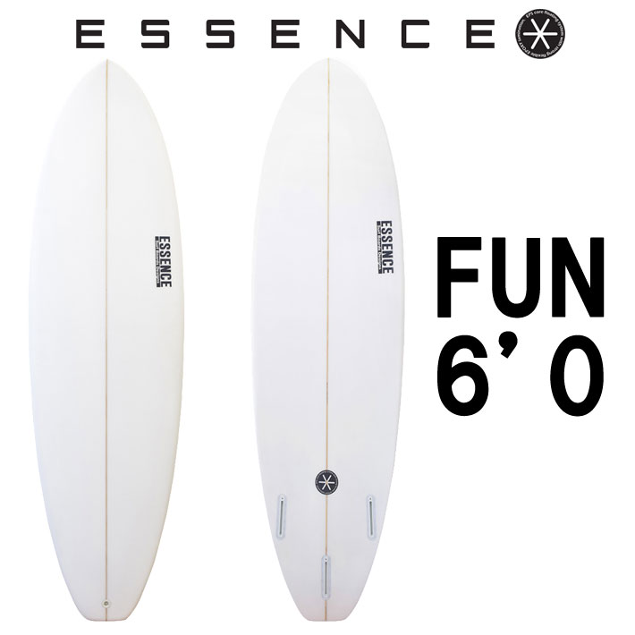 楽天市場】ESSENCE BOARDS エッセンス サーフボード FUN 6.0ft CLEAR