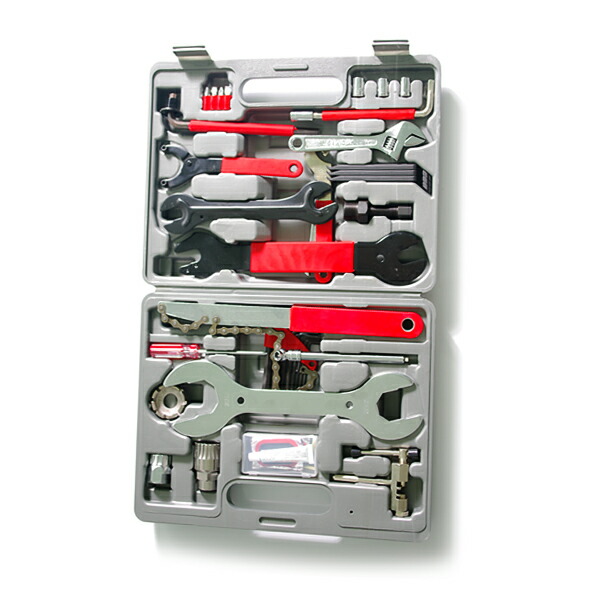 楽天市場】【送料無料】 自転車 工具セット 43pc 20種類 43パーツ プロ