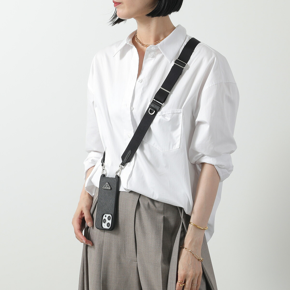 楽天市場】PRADA プラダ iPhone14Pro 専用ケース 1ZH173 QHH