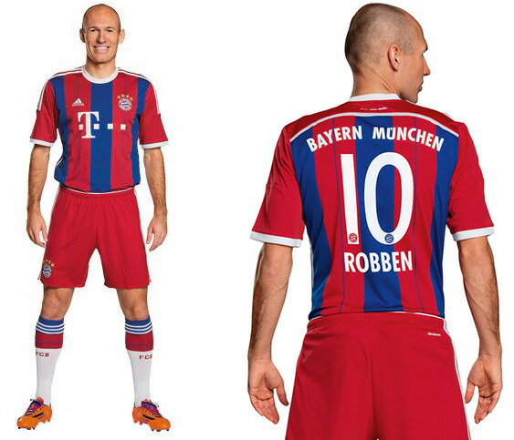 楽天市場】バイエルンミュンヘン 14/15 ホーム 半袖 #10 ROBBEN