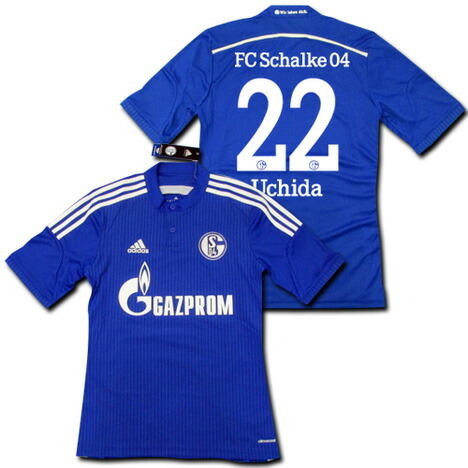 楽天市場】シャルケ04 15/16、14/15 ホーム(青) #22 UCHIDA 内田篤人