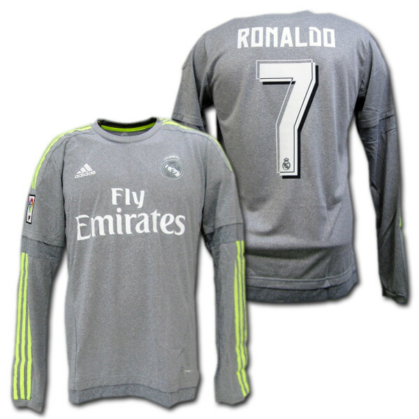 楽天市場】レアルマドリード 15/16 アウェイ（グレー） # 7 RONALDO