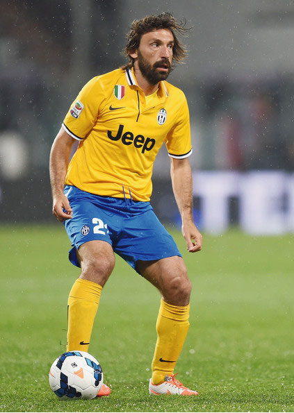 楽天市場】ユベントス 13/14 アウェイ (黄色) #21 PIRLO アンドレア