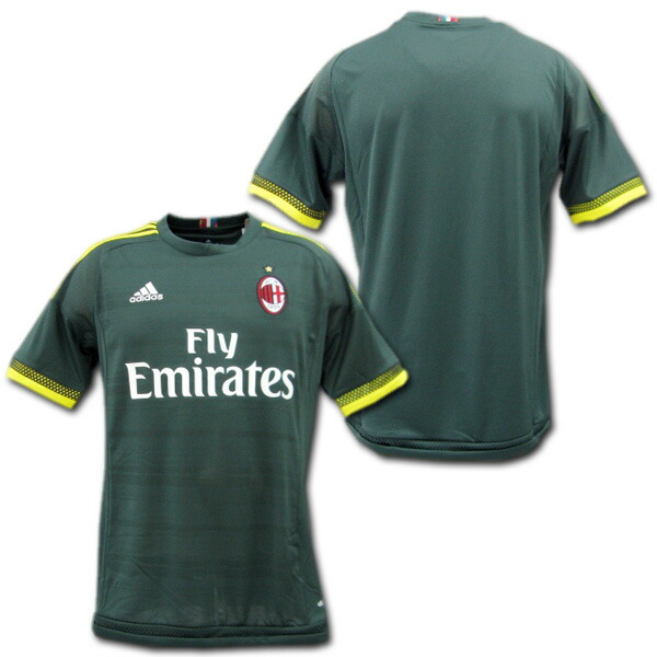 楽天市場】ACミラン 2015/16 3rd（緑） アディダス製 【マーキング対応