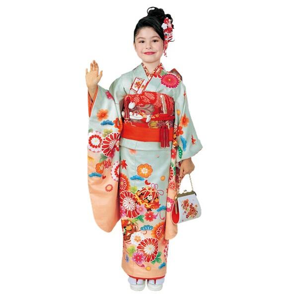 楽天市場】【晴れ着セット】RK 七五三 七歳 着物 結び帯 草履 バッグ