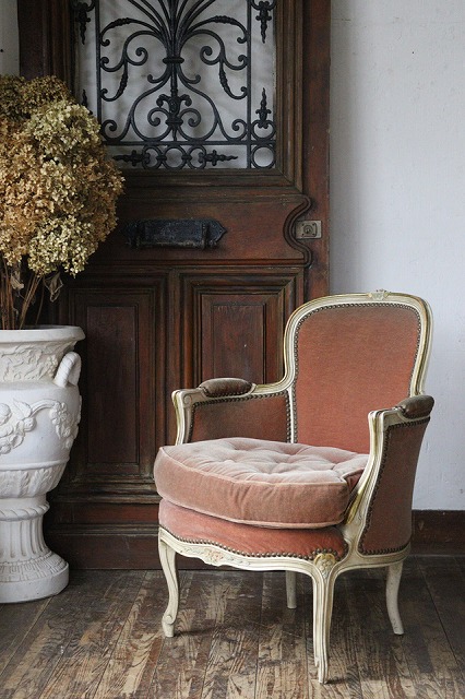 楽天市場】フランスアンティーク ルイ15世様式サロンチェア 椅子 E57-2