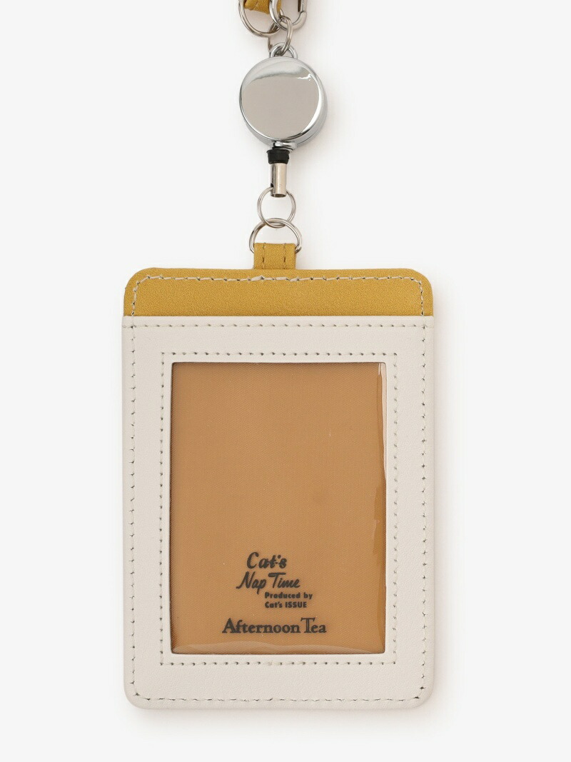 楽天市場】コードリール付きパスケース/Cat's NapTime Afternoon Tea