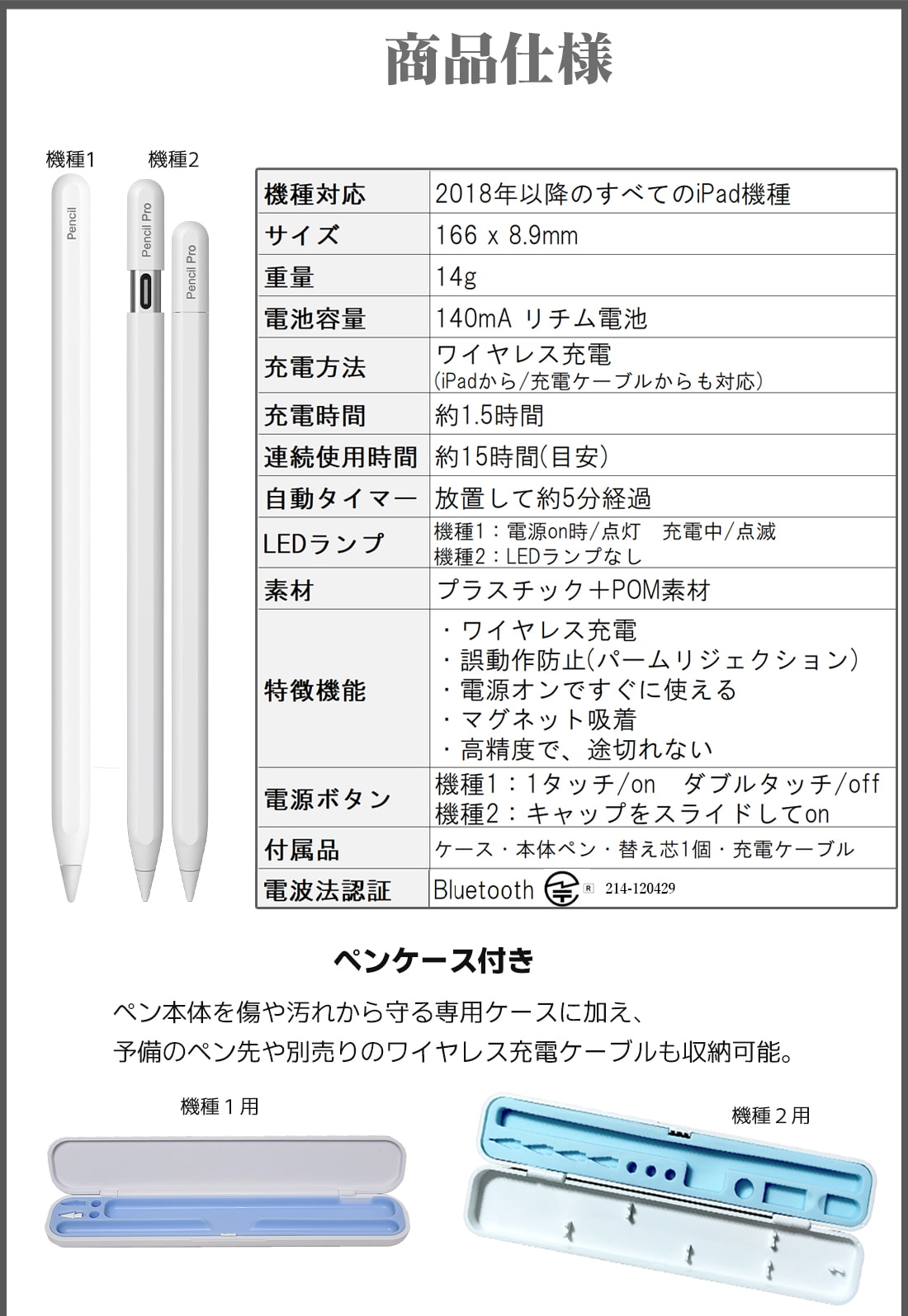 楽天市場】＼楽天ランキング1位／ ipad スタイラスペン [ 吸着充電