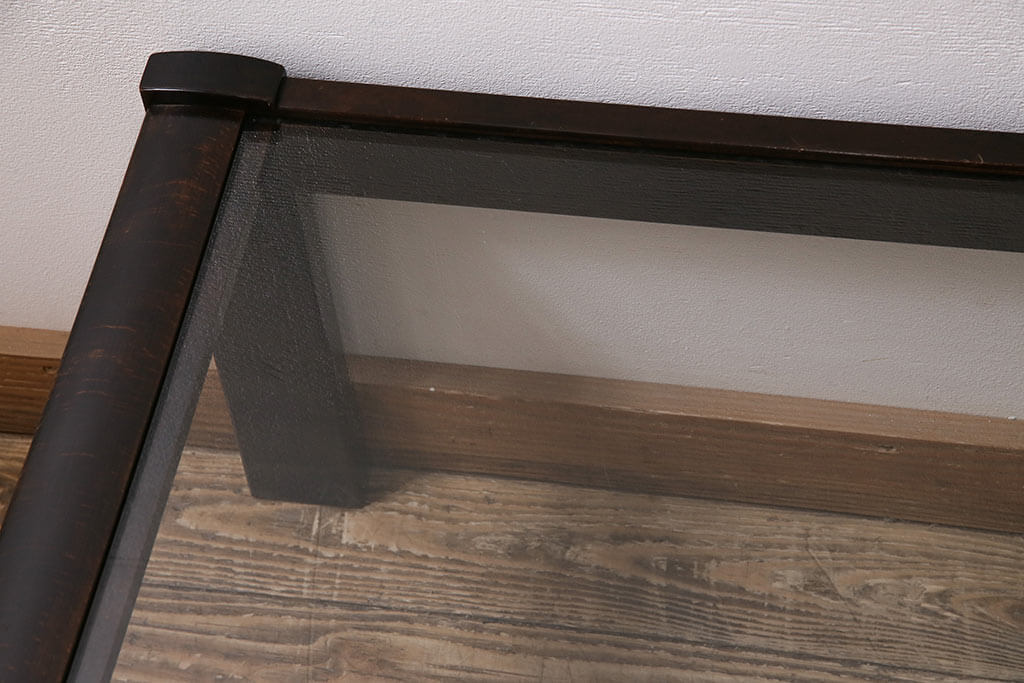 楽天市場】和製ヴィンテージ ガラストップテーブル オールドカリモク