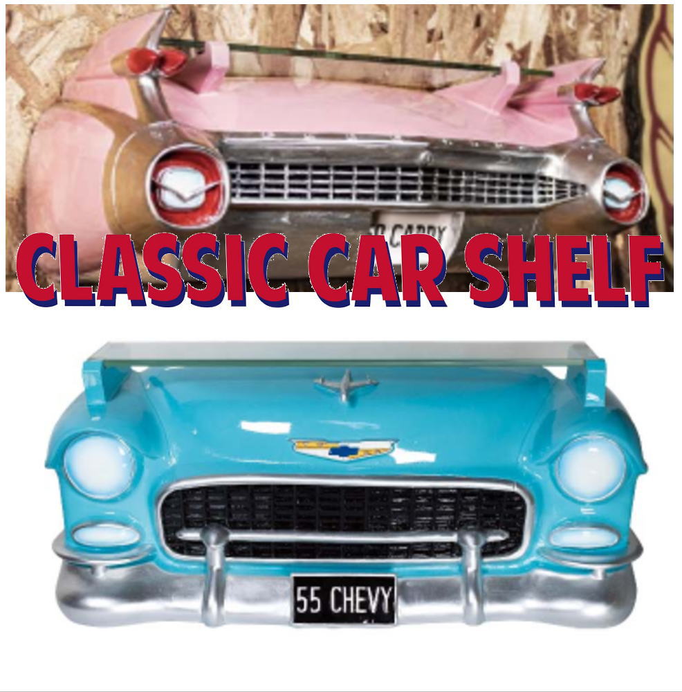 楽天市場】アメリカン雑貨 クラシックカーシェルフサックス ブルー 青