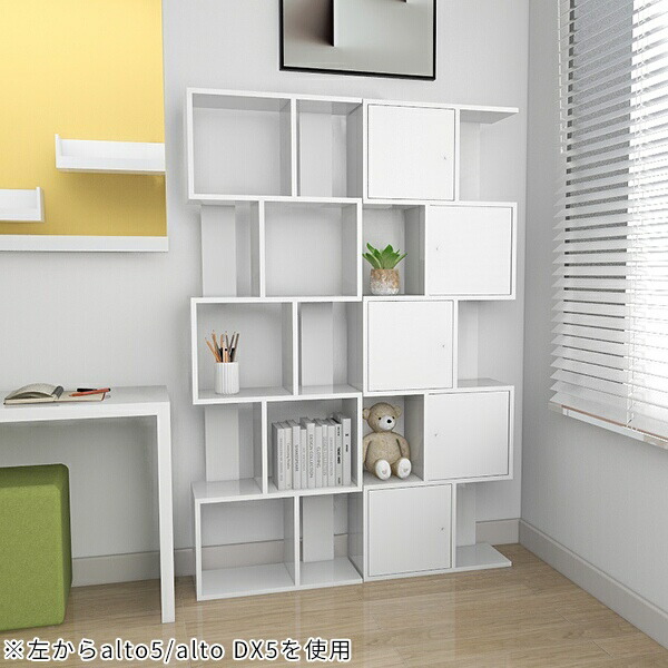 楽天市場】ラック 棚 オープンラック スリム 5段 白 ディスプレイ