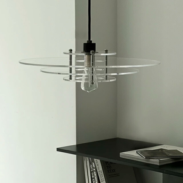 楽天市場】クリア フラットレイヤーシェード Large ペンダントライト