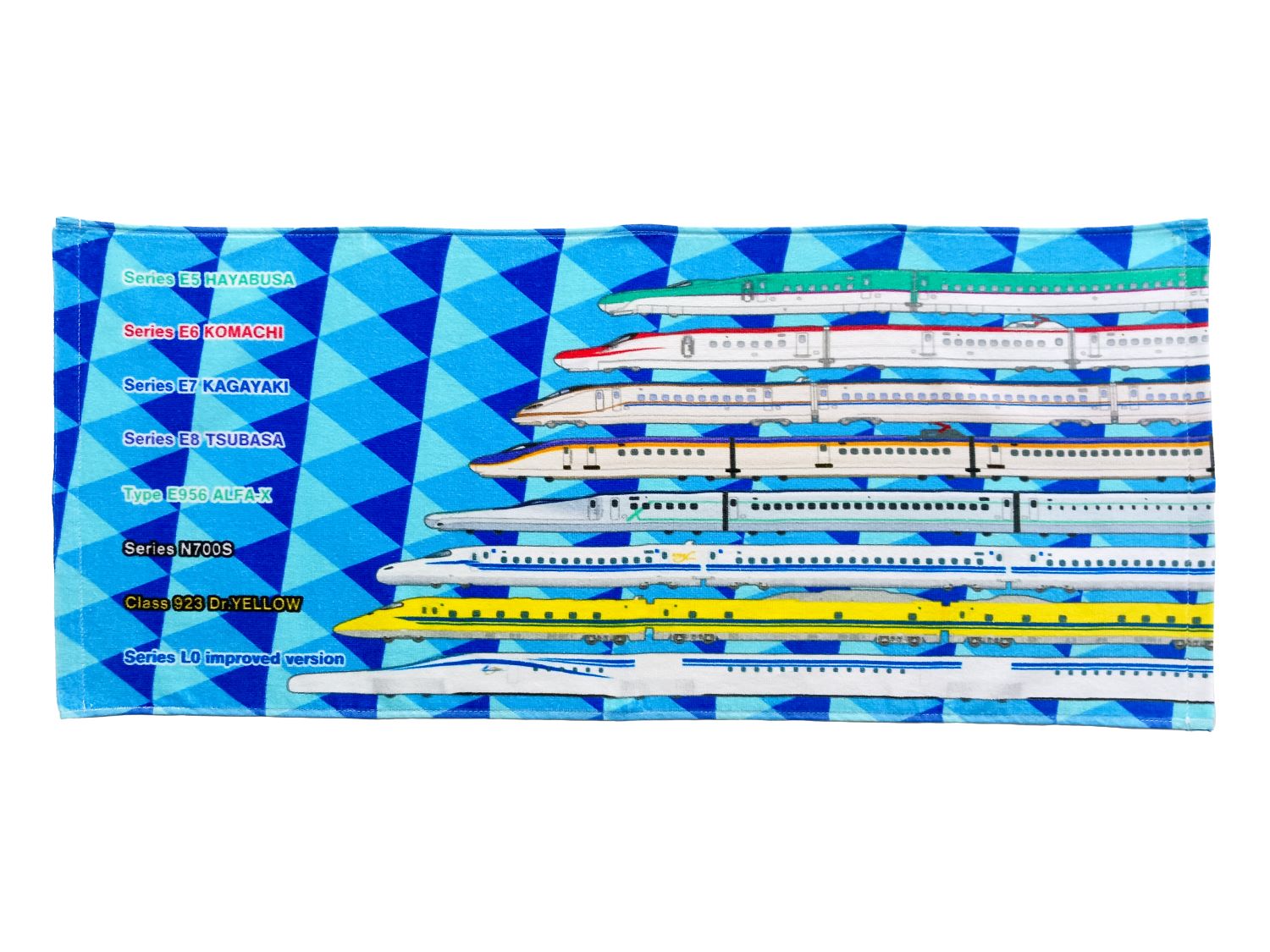 楽天市場】【メール便・送料無料】□新幹線 8車両 フェイスタオル 海