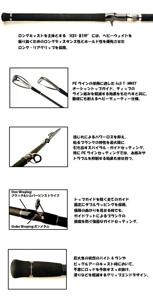 楽天市場】デプス ヒュージカスタム H3S-81RF deps HUGE CUSTOM