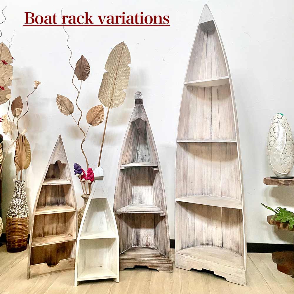 楽天市場】オープンラック 棚 3段 木製 ボートラック 船型 棚 3段